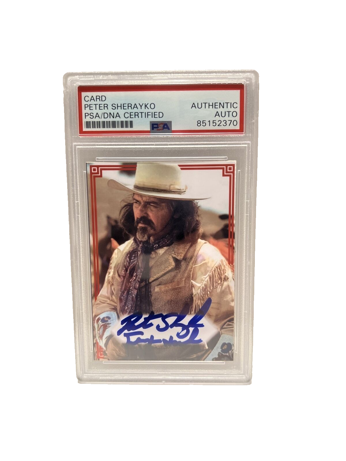 Peter Sherayko Autographed Signed Custom Movie Card Texas Tombstone PSA#85152370