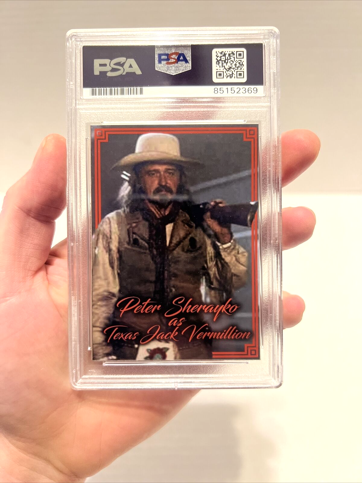 Peter Sherayko Autographed Signed Custom Movie Card Texas Tombstone PSA#85152369