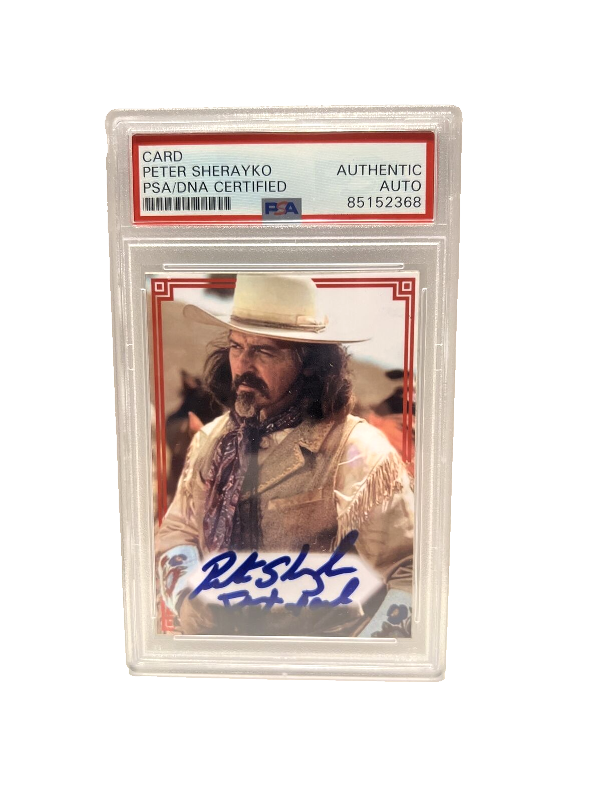 Peter Sherayko Autographed Signed Custom Movie Card Texas Tombstone PSA#85152368