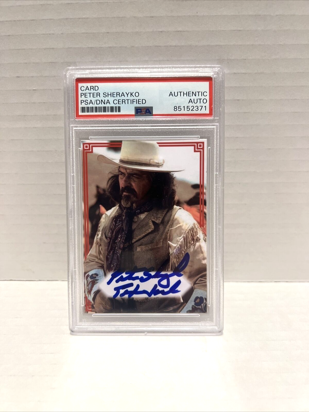 Peter Sherayko Autographed Signed Custom Movie Card Texas Tombstone PSA#85152371