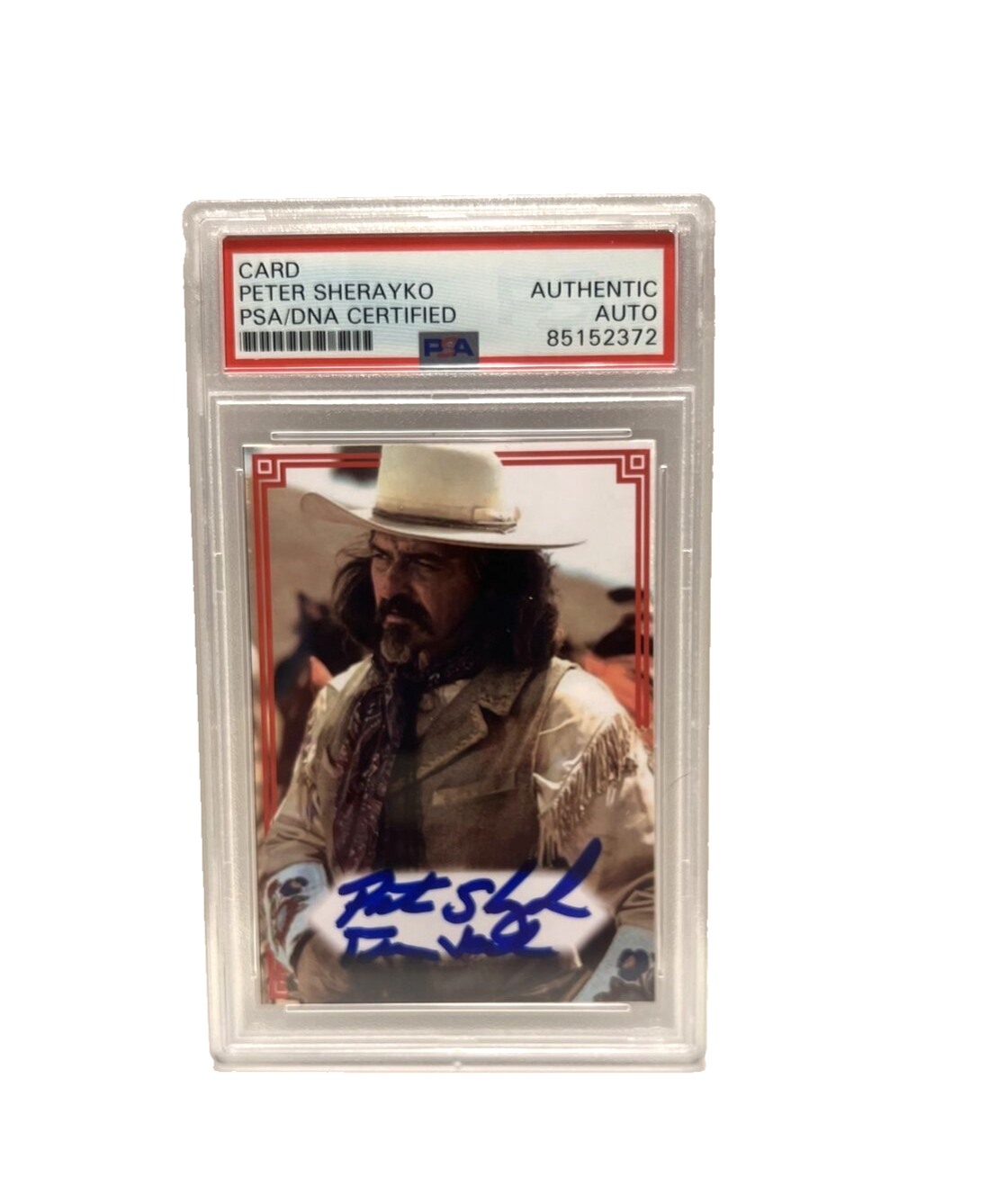 Peter Sherayko Autographed Signed Custom Movie Card Texas Tombstone PSA#85152372