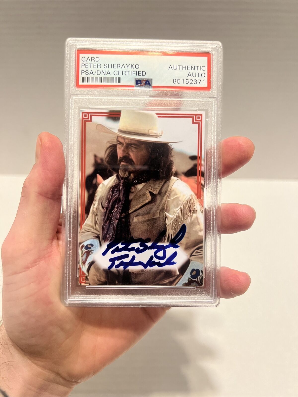 Peter Sherayko Autographed Signed Custom Movie Card Texas Tombstone PSA#85152371