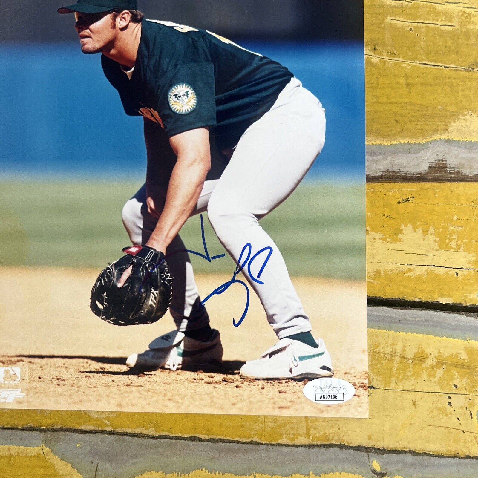 MLB Oakland Athletics Jason Giambi Autographed Signed 8x10 Photo JSA COA