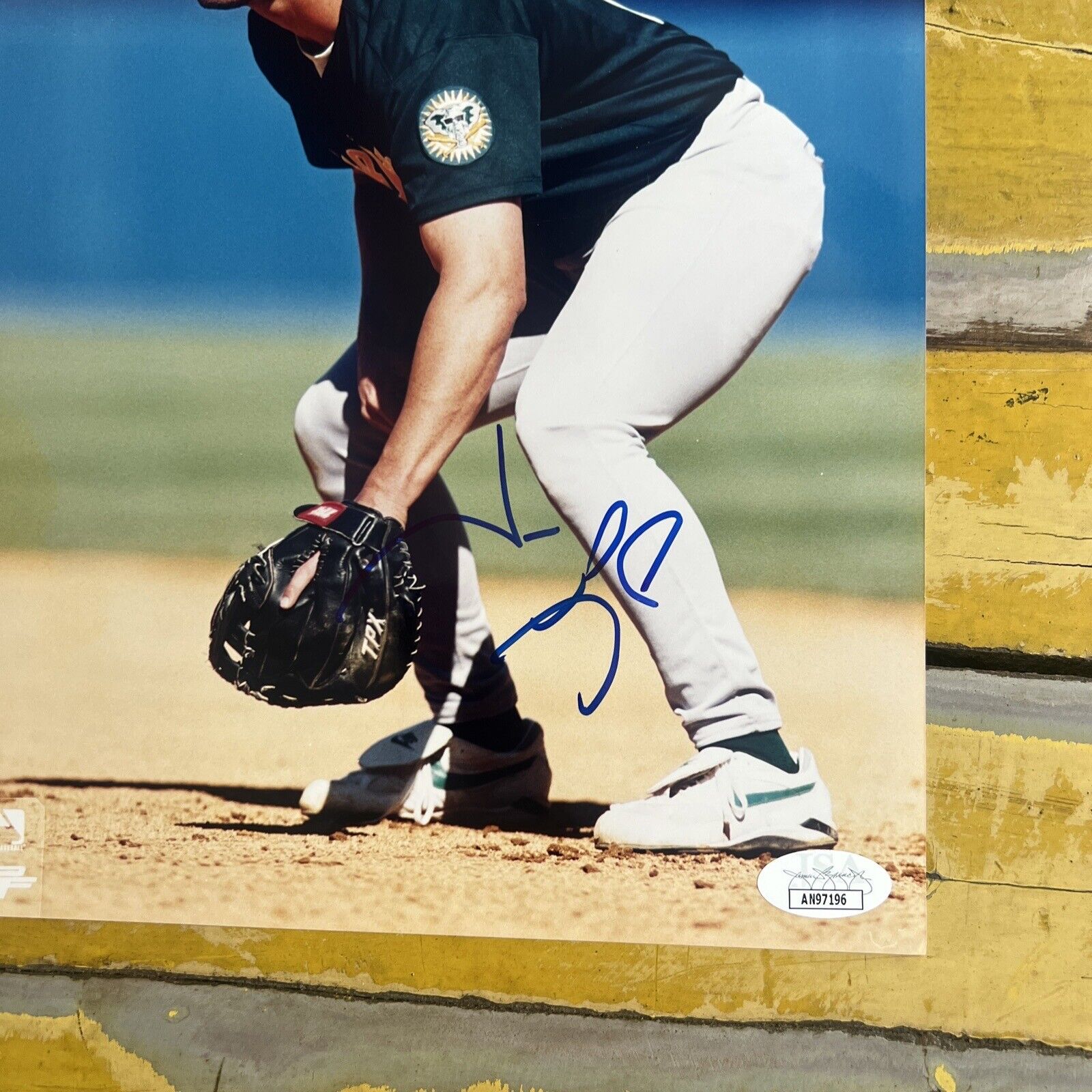 MLB Oakland Athletics Jason Giambi Autographed Signed 8x10 Photo JSA COA