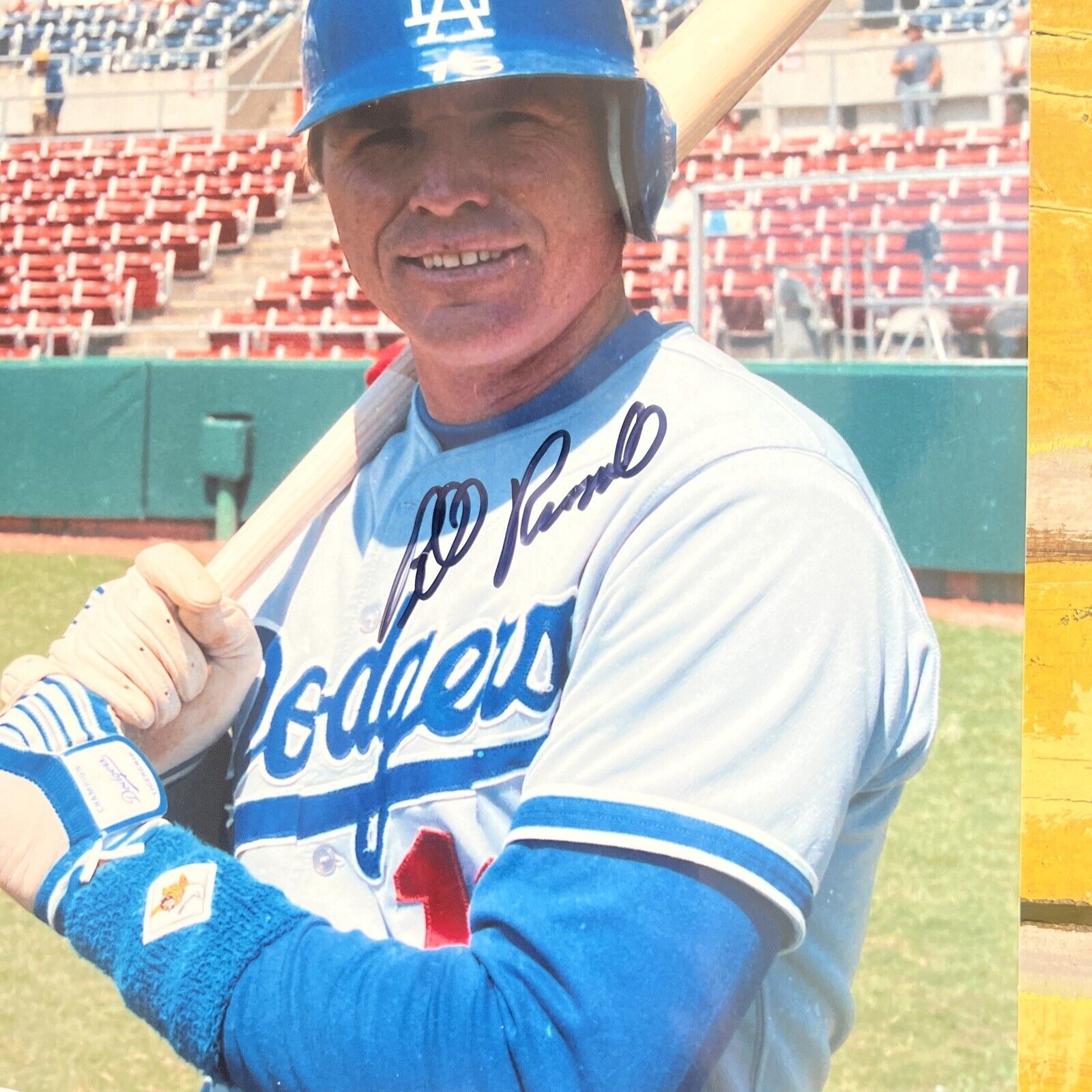 MLB Bill Russell Los Angeles Dodgers Autographed Signed 8x10 Photo JSA COA