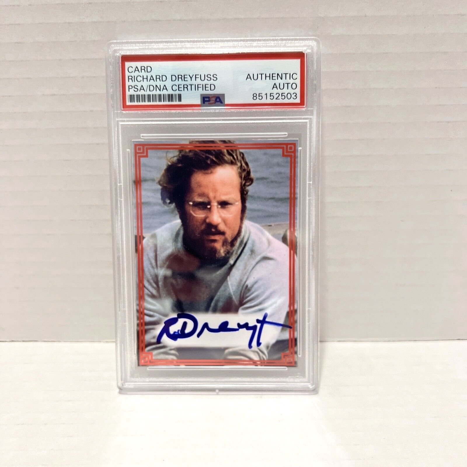 Richard Dreyfuss Autographed Signed Custom Movie Card Matt Hooper PSA #85152503