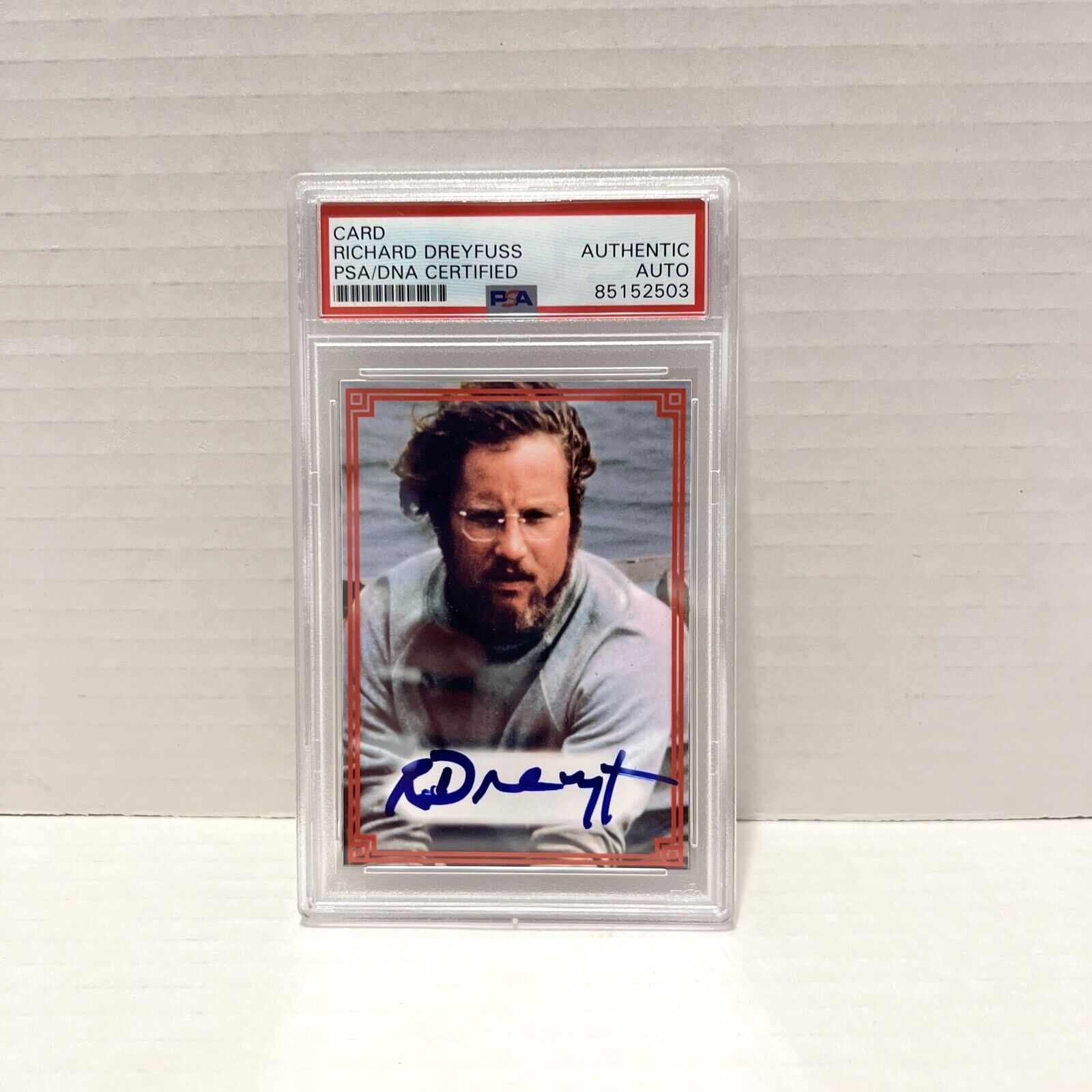 Richard Dreyfuss Autographed Signed Custom Movie Card Matt Hooper PSA #85152503