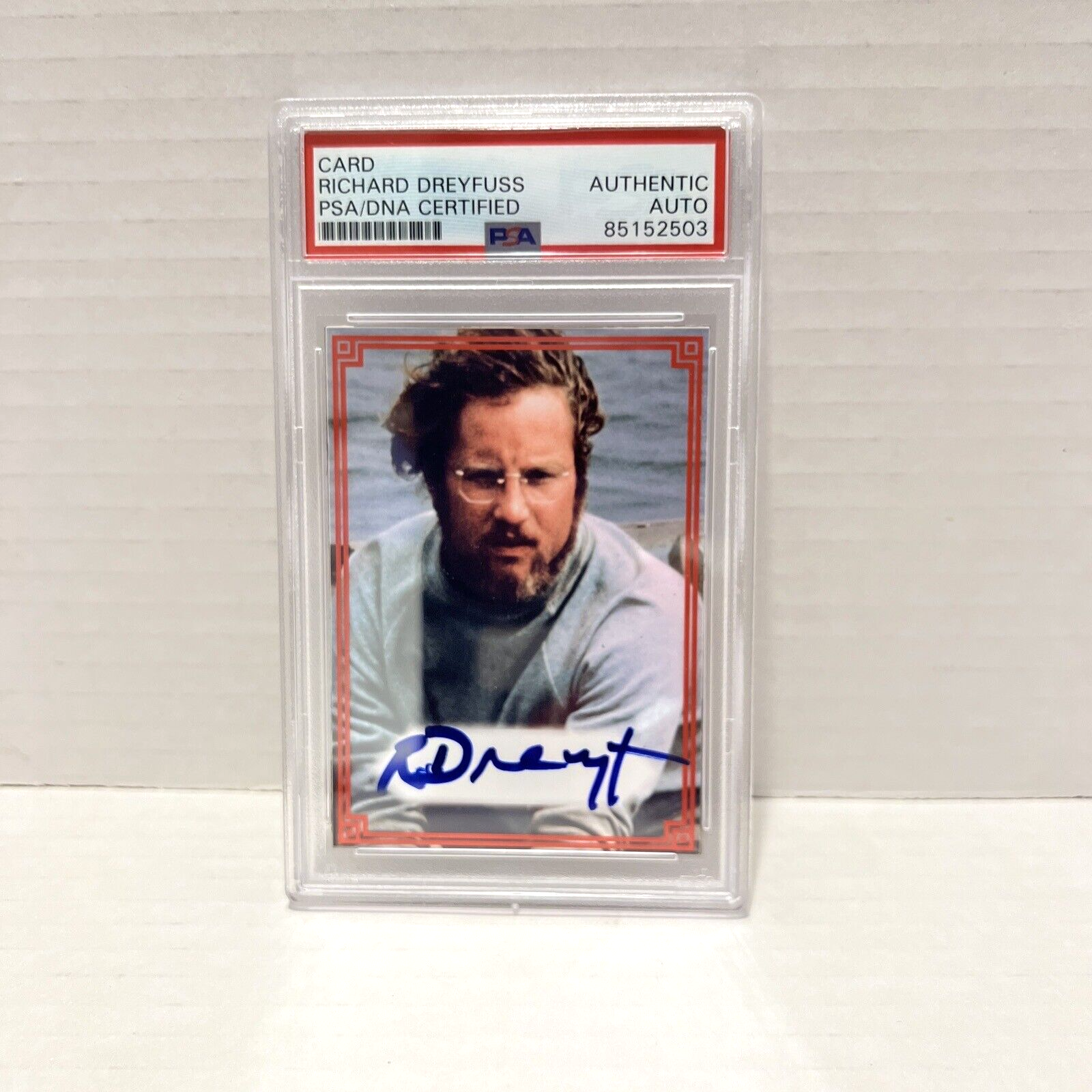 Richard Dreyfuss Autographed Signed Custom Movie Card Matt Hooper PSA #85152503