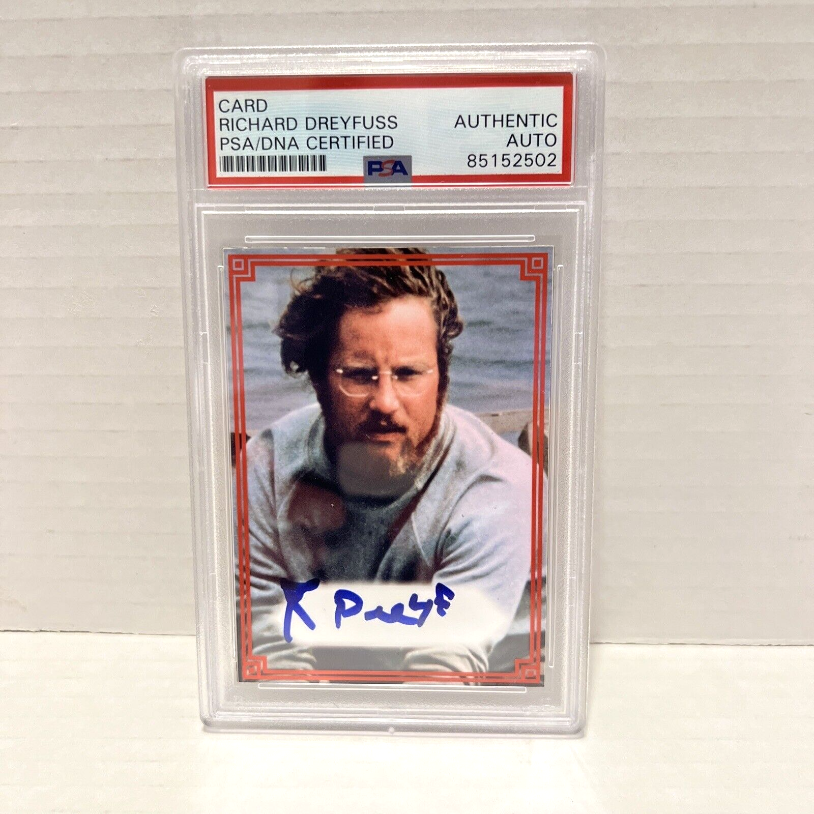 Richard Dreyfuss Autographed Signed Custom Movie Card Matt Hooper PSA #85152502