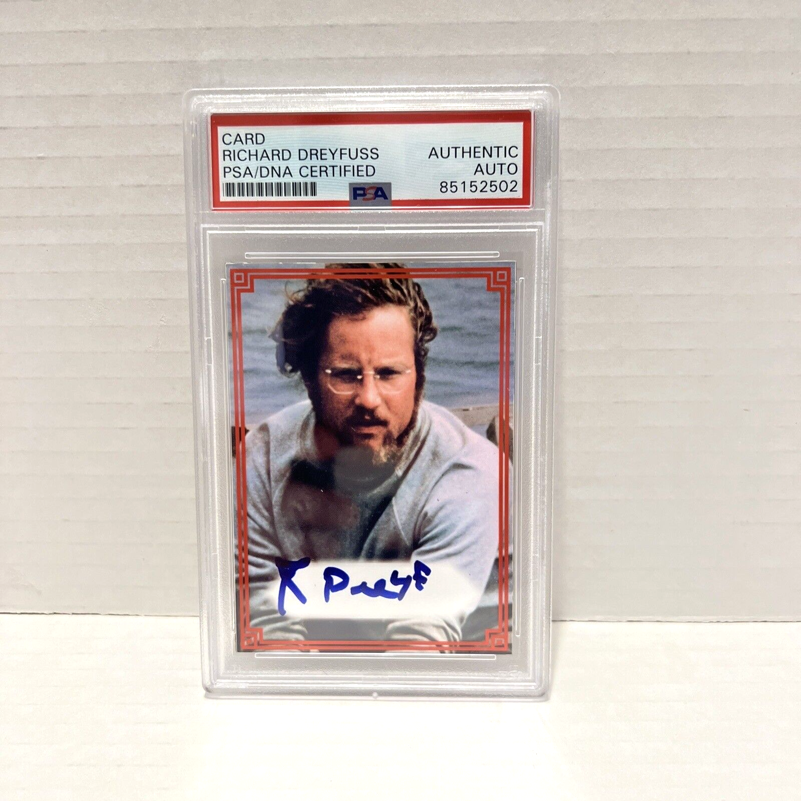 Richard Dreyfuss Autographed Signed Custom Movie Card Matt Hooper PSA #85152502