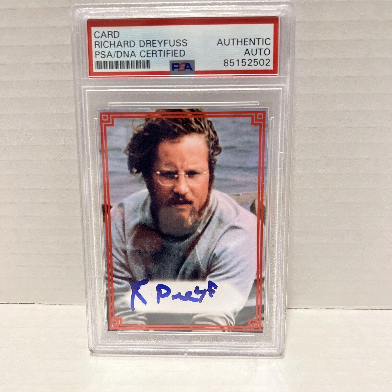 Richard Dreyfuss Autographed Signed Custom Movie Card Matt Hooper PSA #85152502