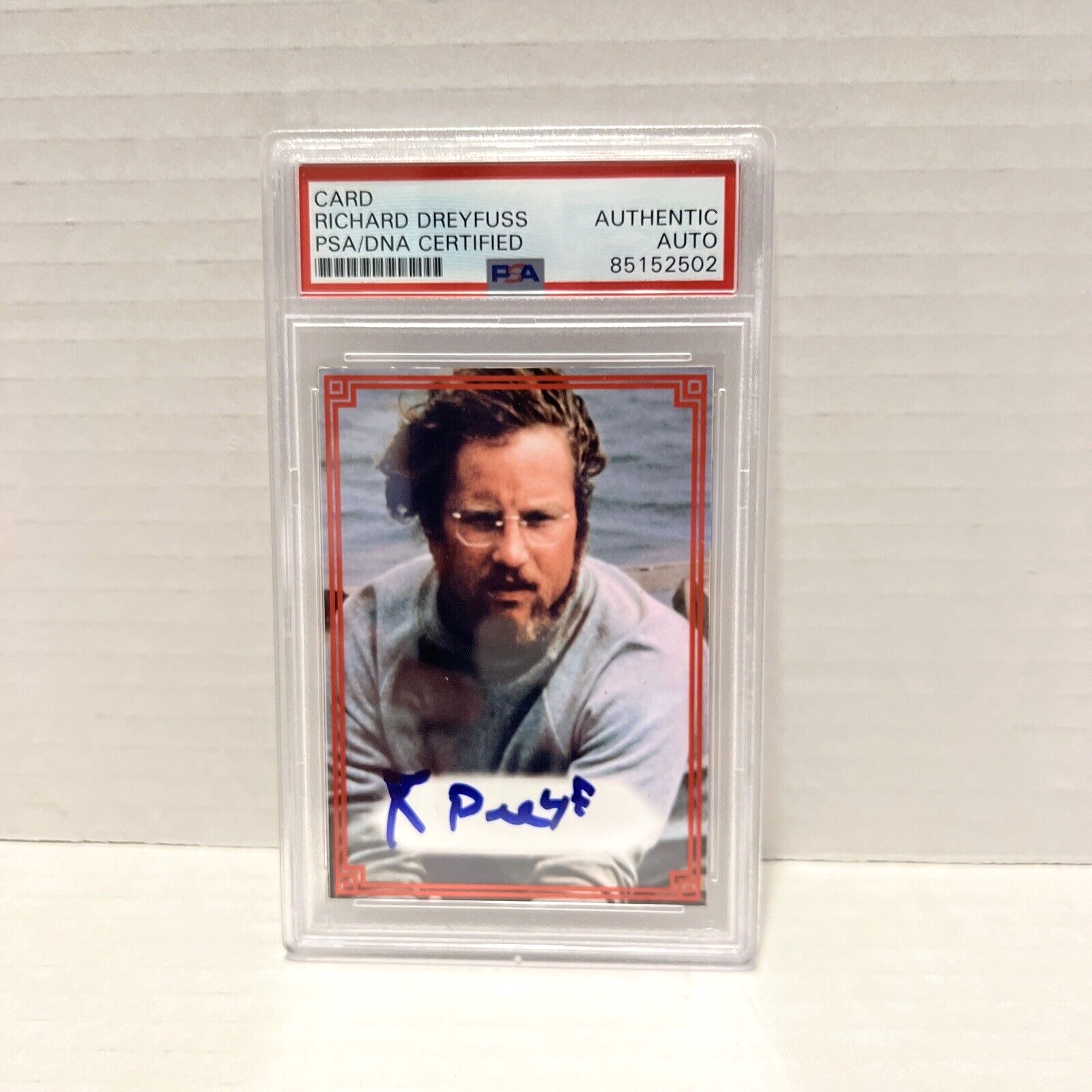 Richard Dreyfuss Autographed Signed Custom Movie Card Matt Hooper PSA #85152502