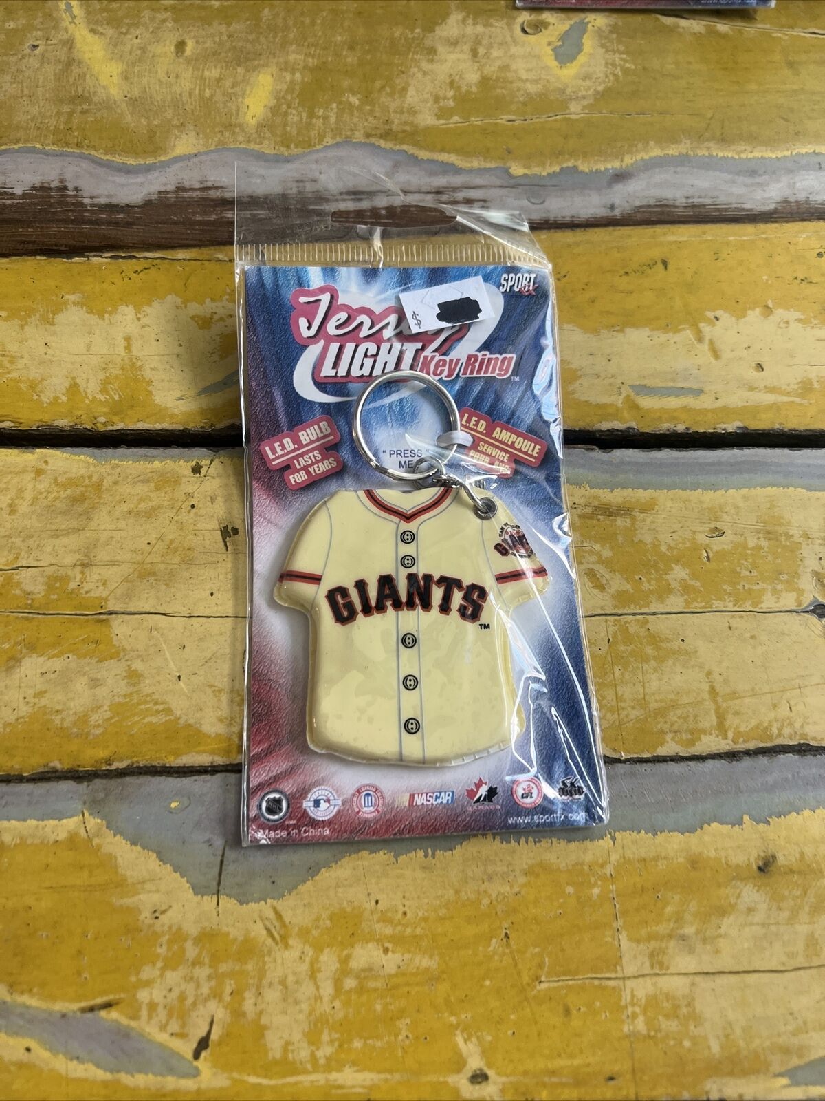 MLB Jersey Light Keychains San Francisco Giants Licensed New In Package Sport FX