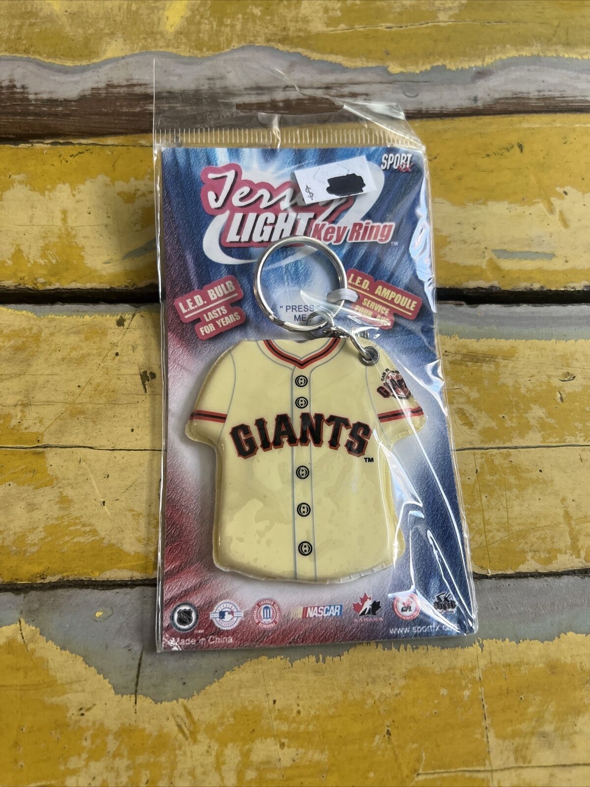 MLB Jersey Light Keychains San Francisco Giants Licensed New In Package Sport FX