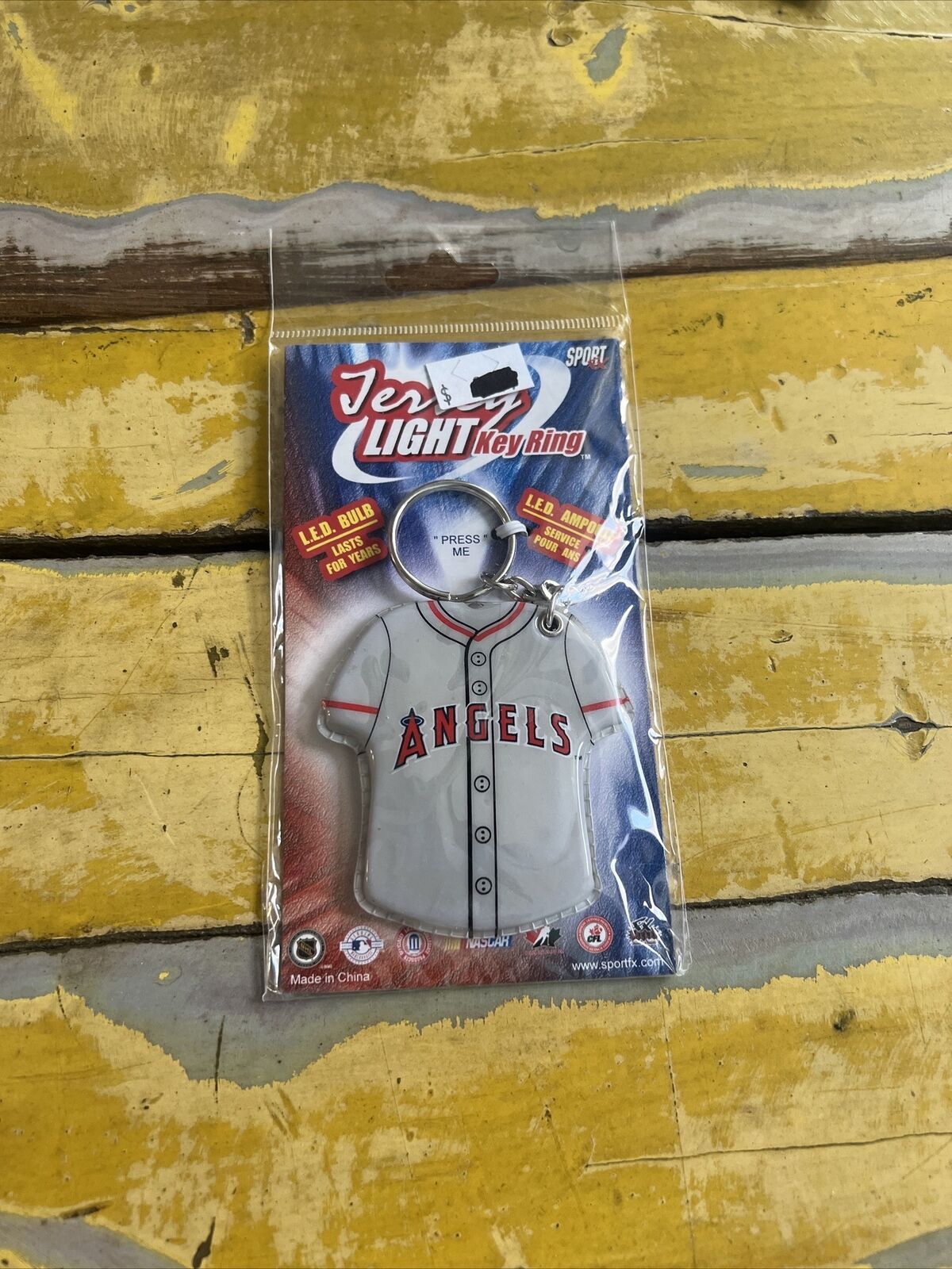 MLB Jersey Light Keychains Los Angeles Angels Licensed New In Package Sport FX