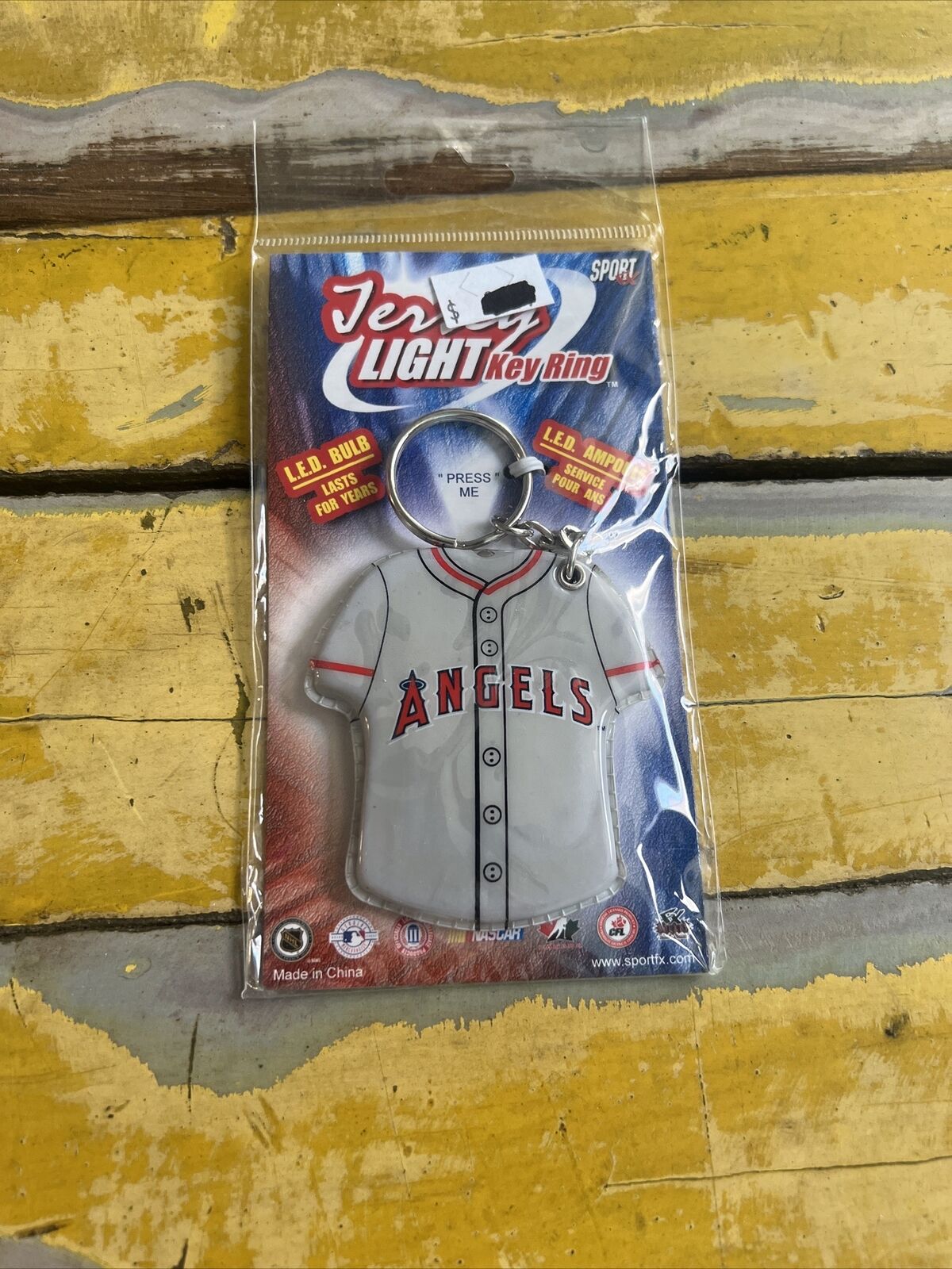 MLB Jersey Light Keychains Los Angeles Angels Licensed New In Package Sport FX