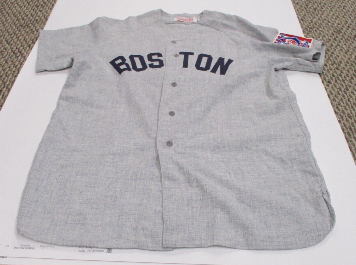 Ted Williams Boston Mitchell & Ness  Size Large  1939 Rookie Jersey Flannel