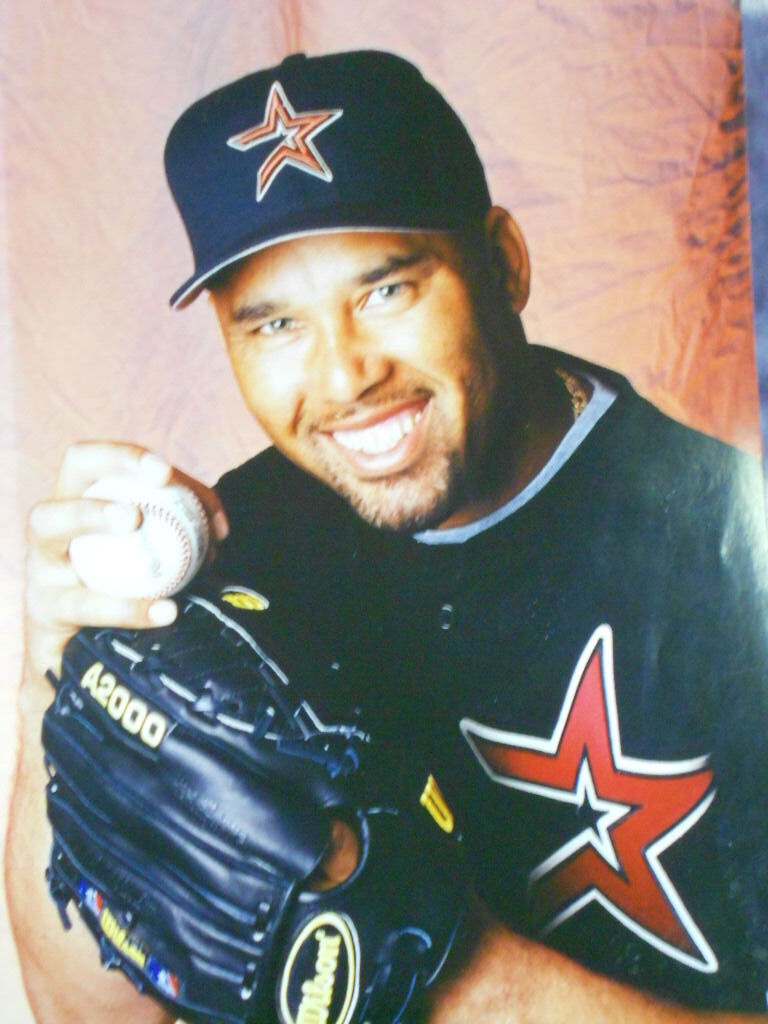 JOSE LIMA HOUSTON ASTROS PORTRAIT 8x10 COLOR PHOTO FILE