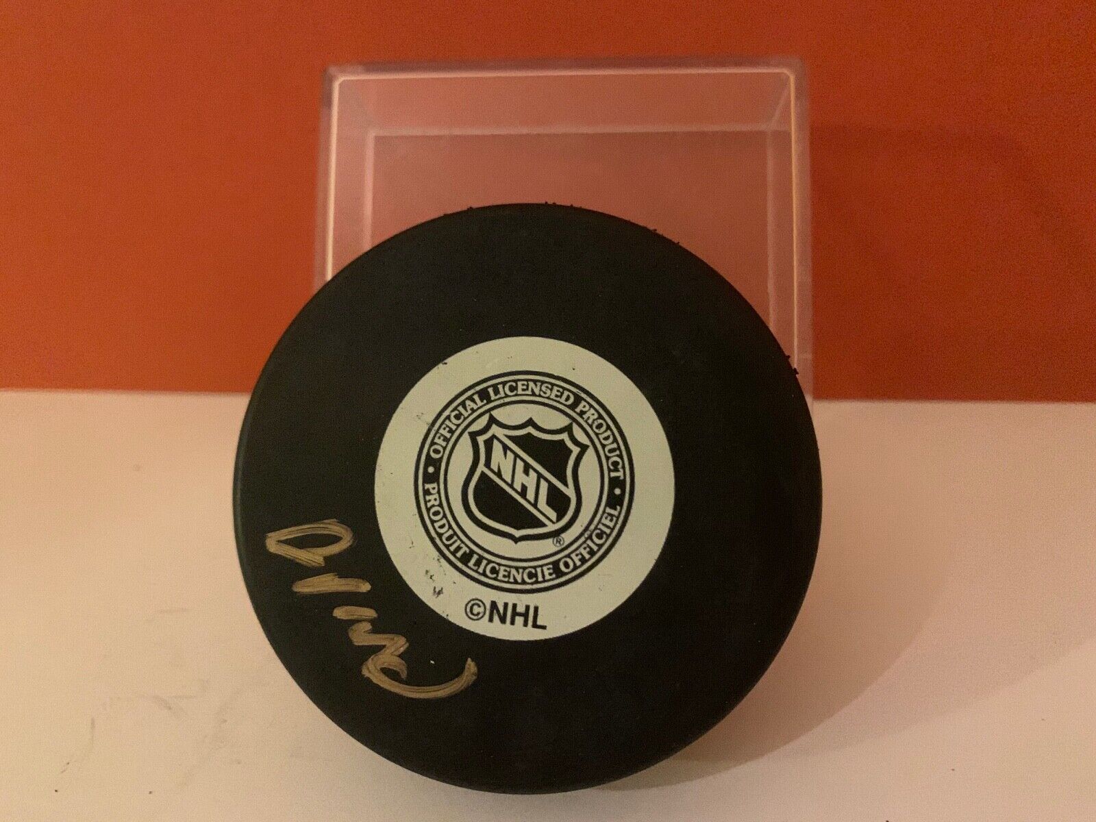 Pavel Brendl Autographed Official NHL Hockey Puck Carolina Hurricanes Team Logo