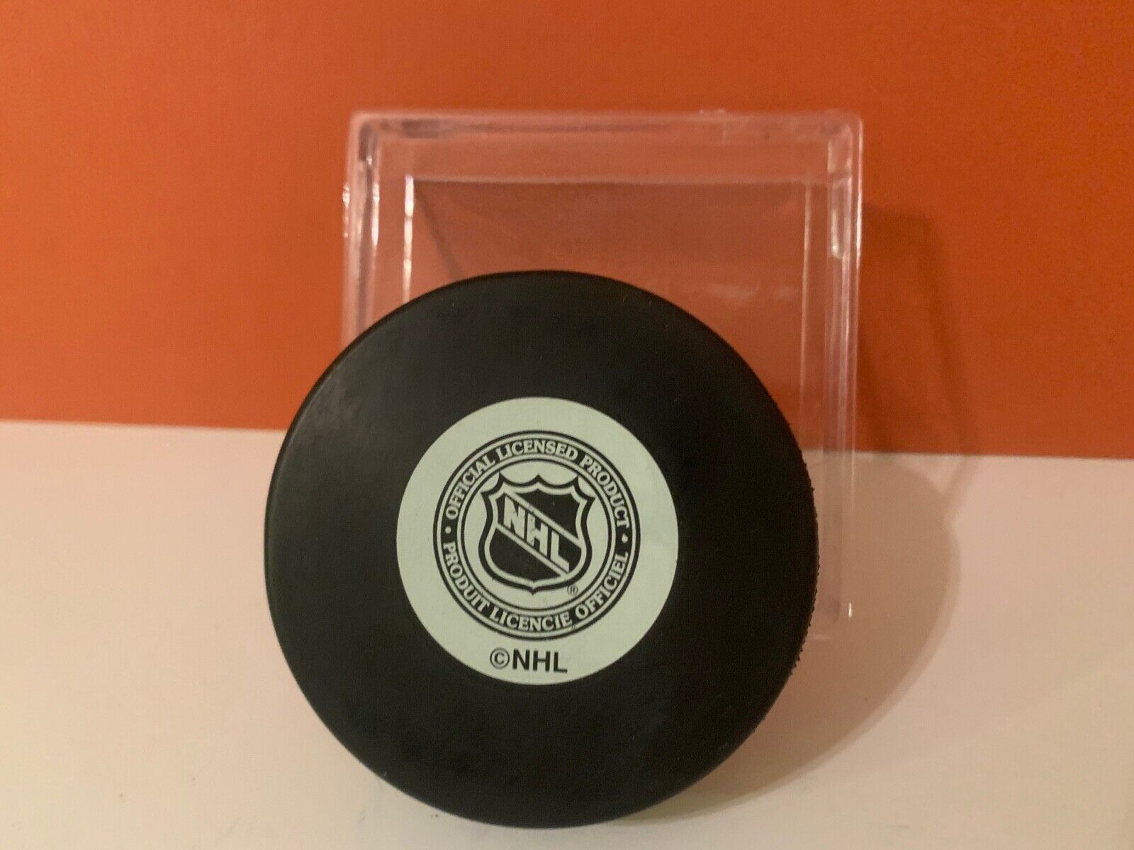 Sean Hill Autographed Official NHL Hockey Puck with Florida Panthers Logo