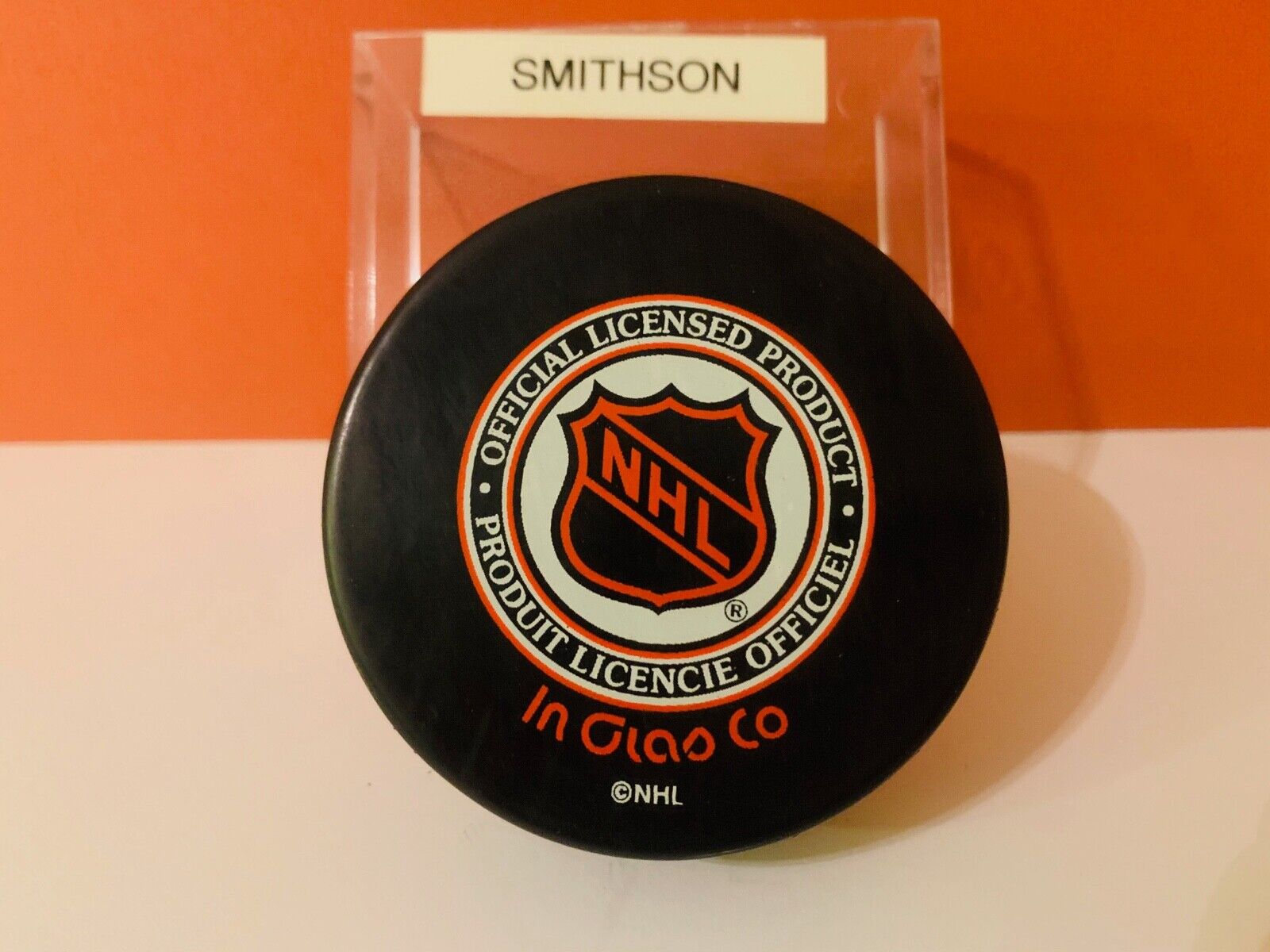 Jerred Smithson Autographed Official NHL Hockey Puck Nashville Predators Logo