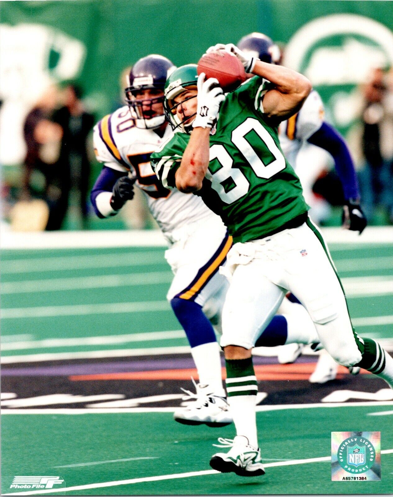 Wayne Chreber NY Jets 8x10 Color Photo C