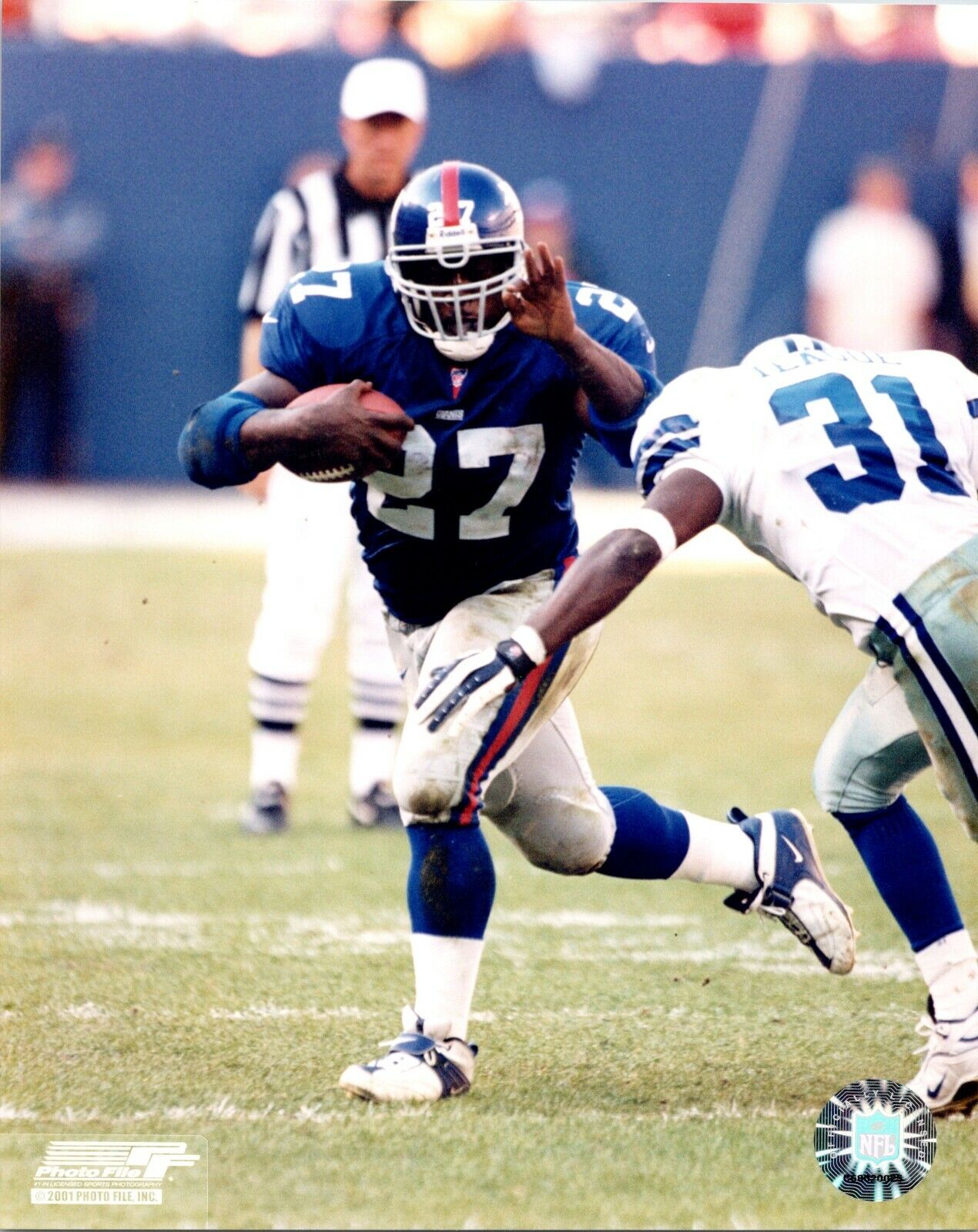 Ron Dayne NY Giants 8x10 Color Photo B