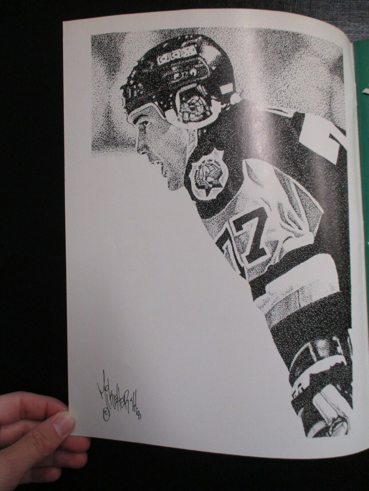 1991 Beckett Magazine Autographed by Jari Kurri Certificate by All Sports