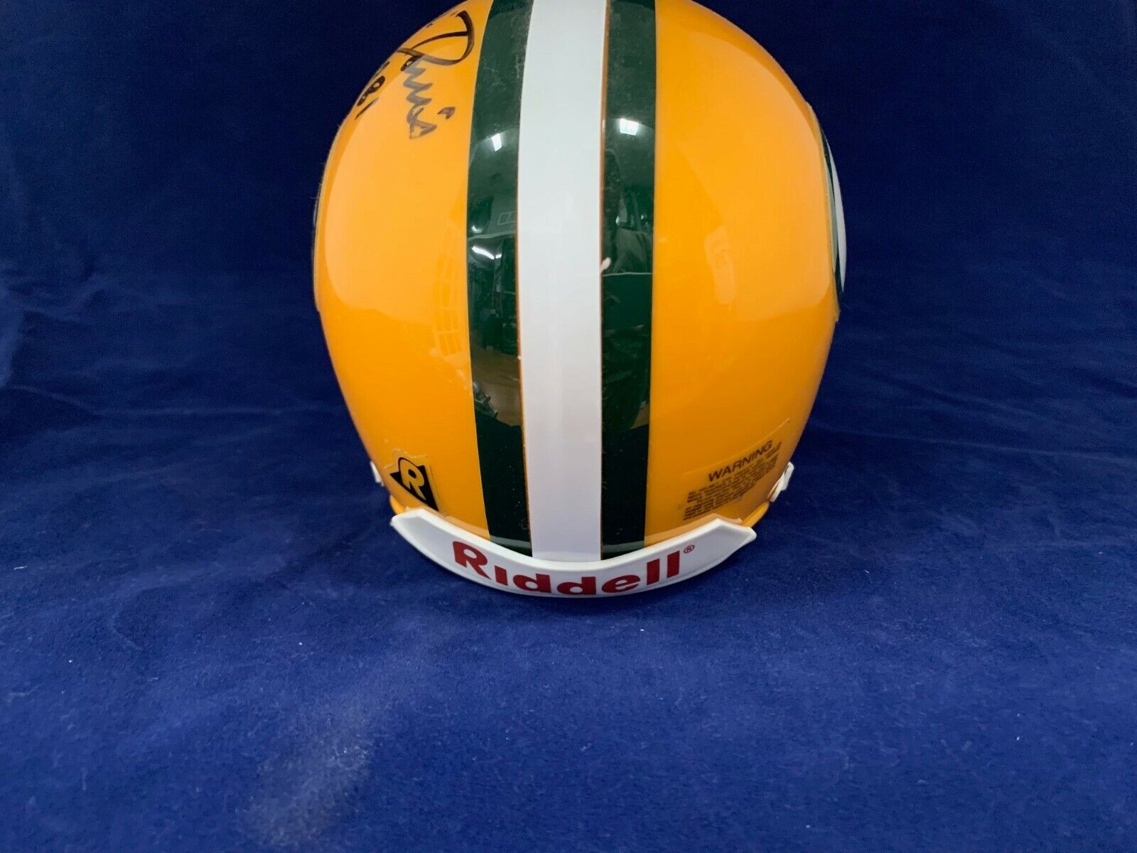 Willie Davis Packers HOF 1981 Signed Autographed Mini Helmet with Cert