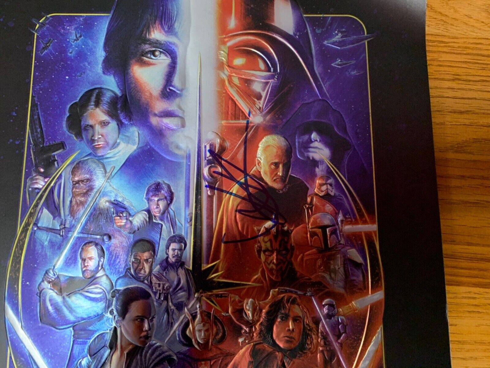 2019 Star Wars Celebration Program SIGNED by J.J Abrams Director BAS Blue