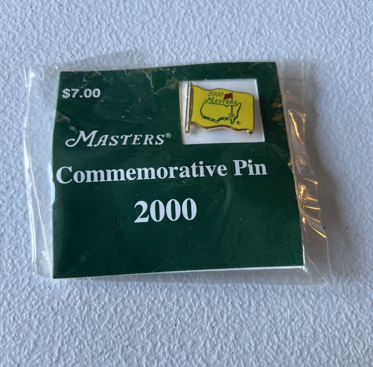 PGA Golf 2000 Masters Commemorative Pin New In Package 1 x 1 Inch