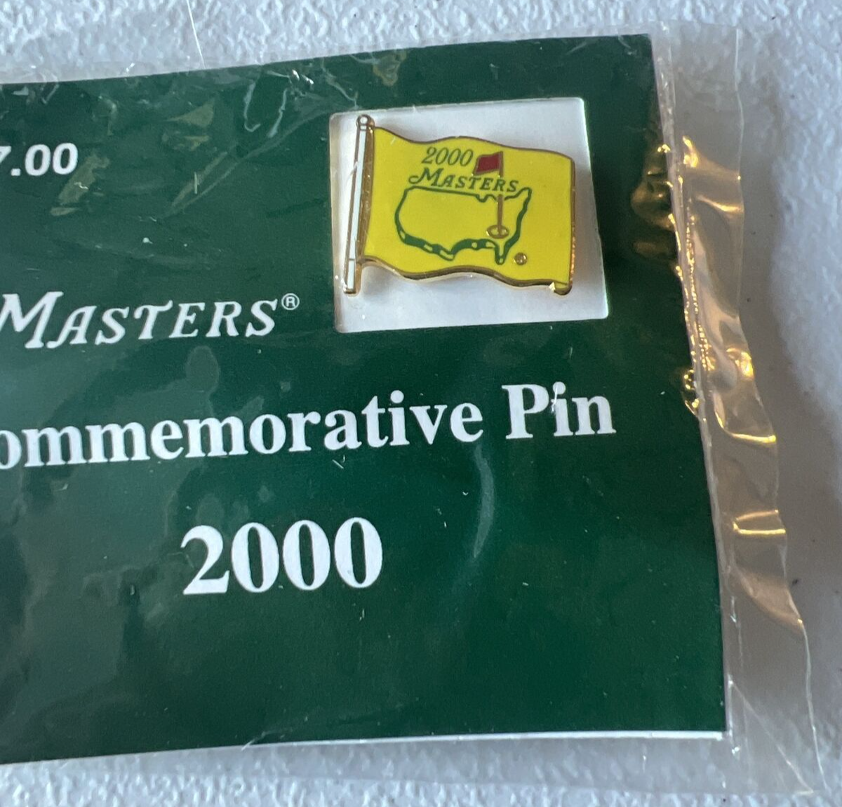 PGA Golf 2000 Masters Commemorative Pin New In Package 1 x 1 Inch