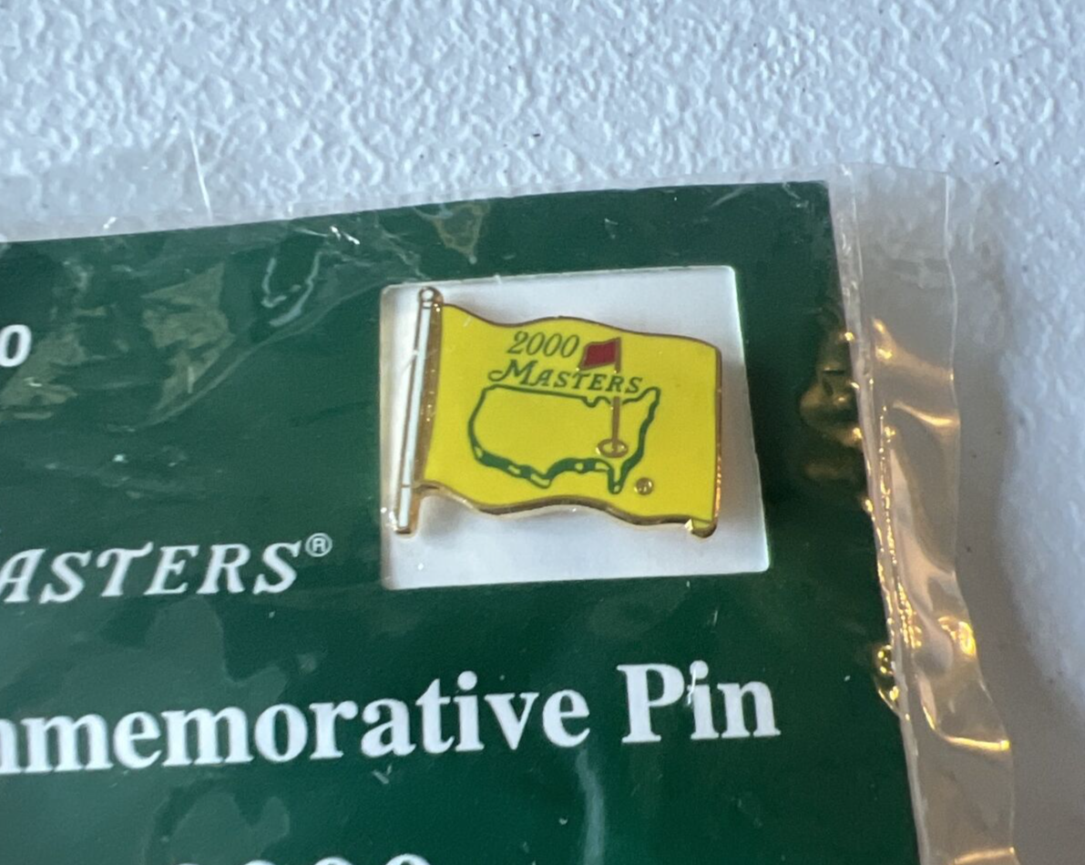 PGA Golf 2000 Masters Commemorative Pin New In Package 1 x 1 Inch