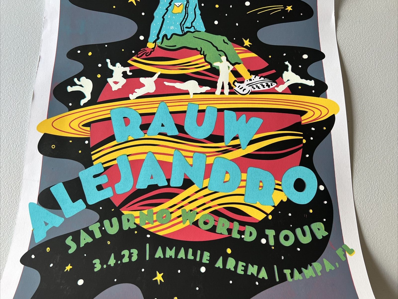 Rauw Alejandro Tampa FL Concert 2023 Saturno World Tour 3.4.23 Amalie Arena