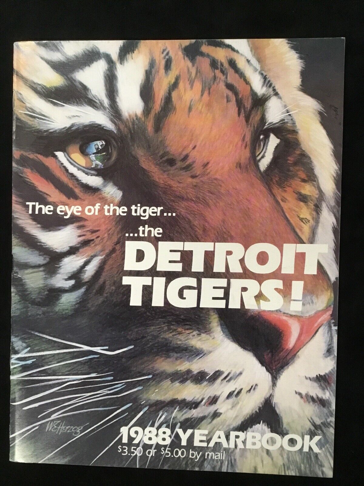 1988 Detroit Tigers Yearbook NM Condition