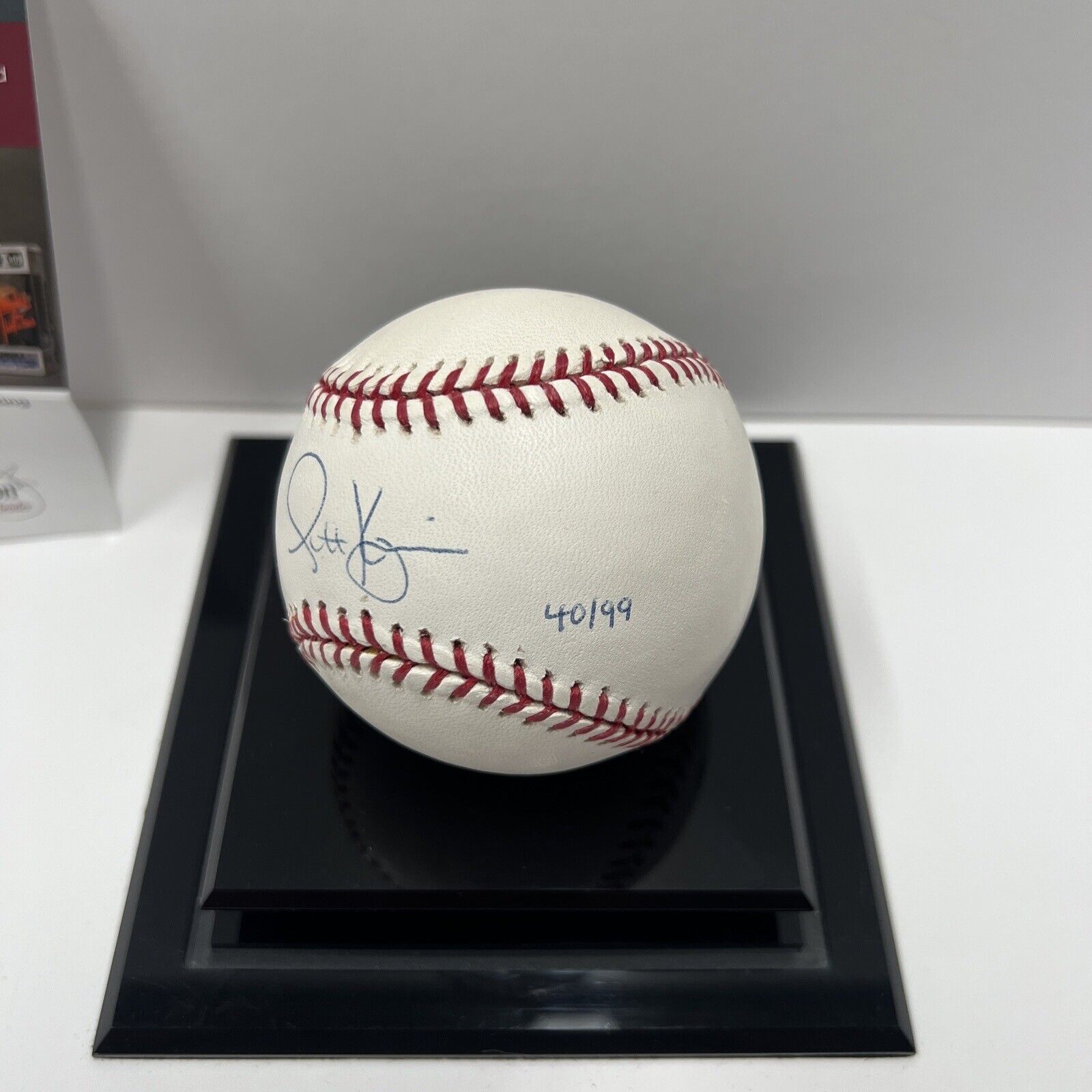 Scott Kazmir Rays Mets autographed signed baseball  JSA #AQ57403