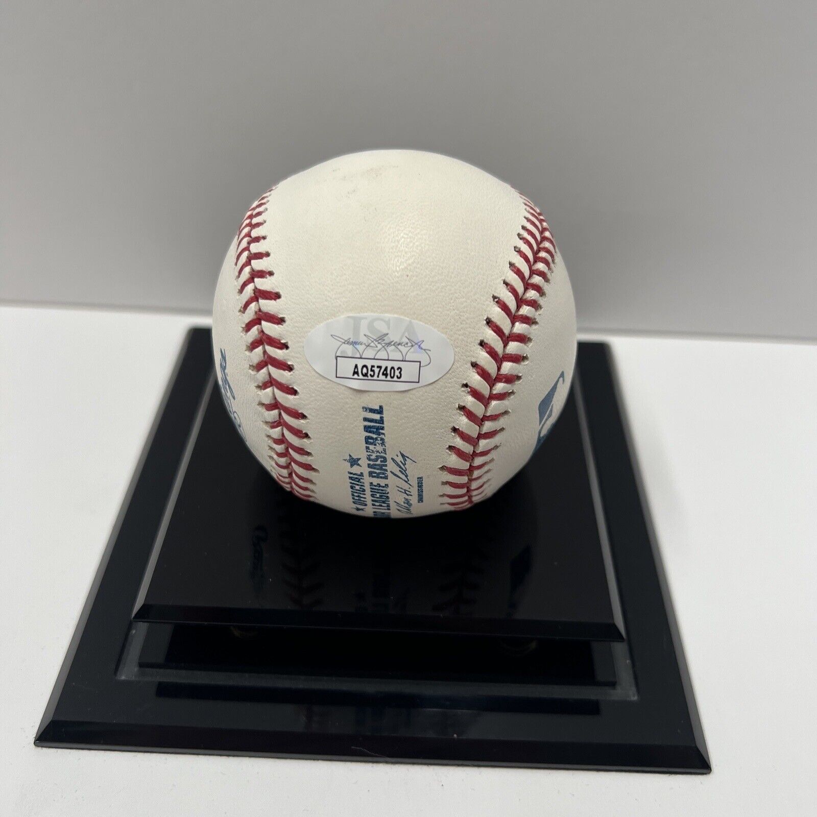 Scott Kazmir Rays Mets autographed signed baseball  JSA #AQ57403