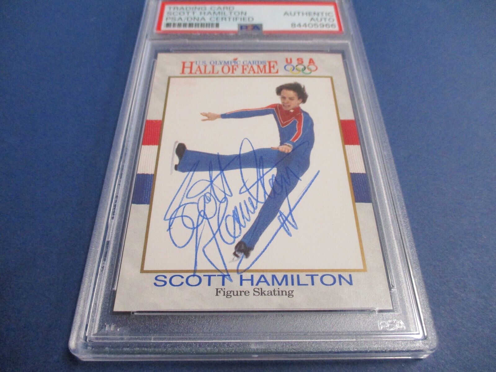 Scott Hamilton "Figure Skating" Autographed Signed 1991 Impel Card #46 PSA