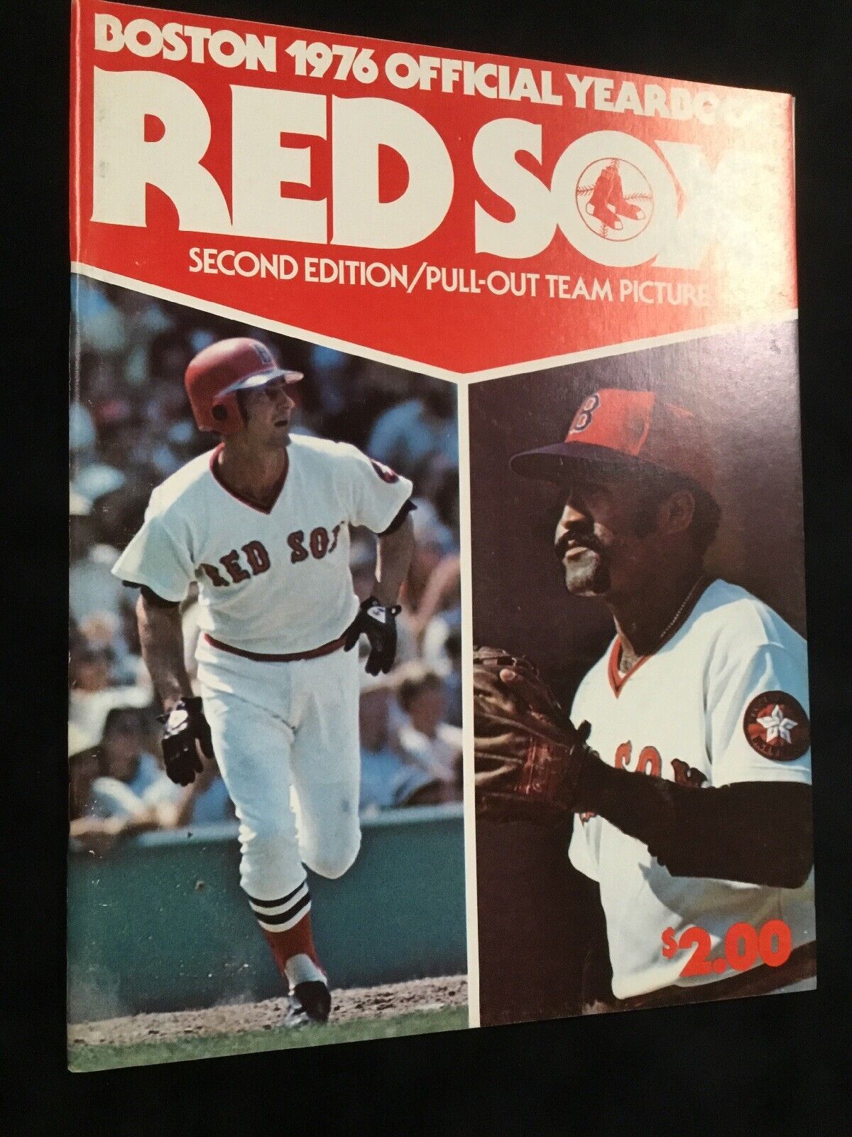 1976 Boston Red Sox Official Yearbook 2nd Edition