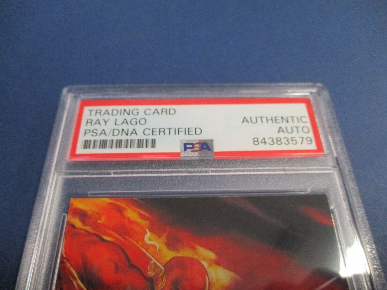 Ray Lago "Artist" Autographed Signed 1995 Marvel Versus DC Card #28 PSA Slab