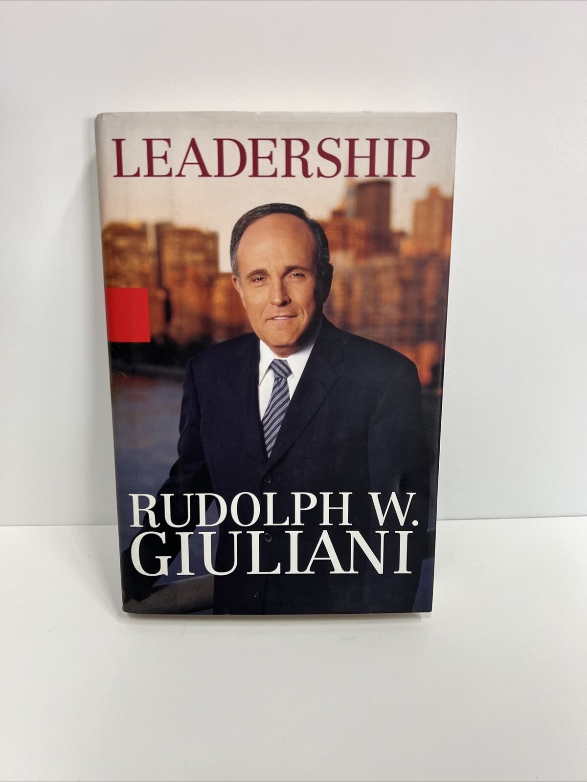 Rudolph W Giuliani NY Mayor Autographed Signed Leadership Book PSA #AN65660