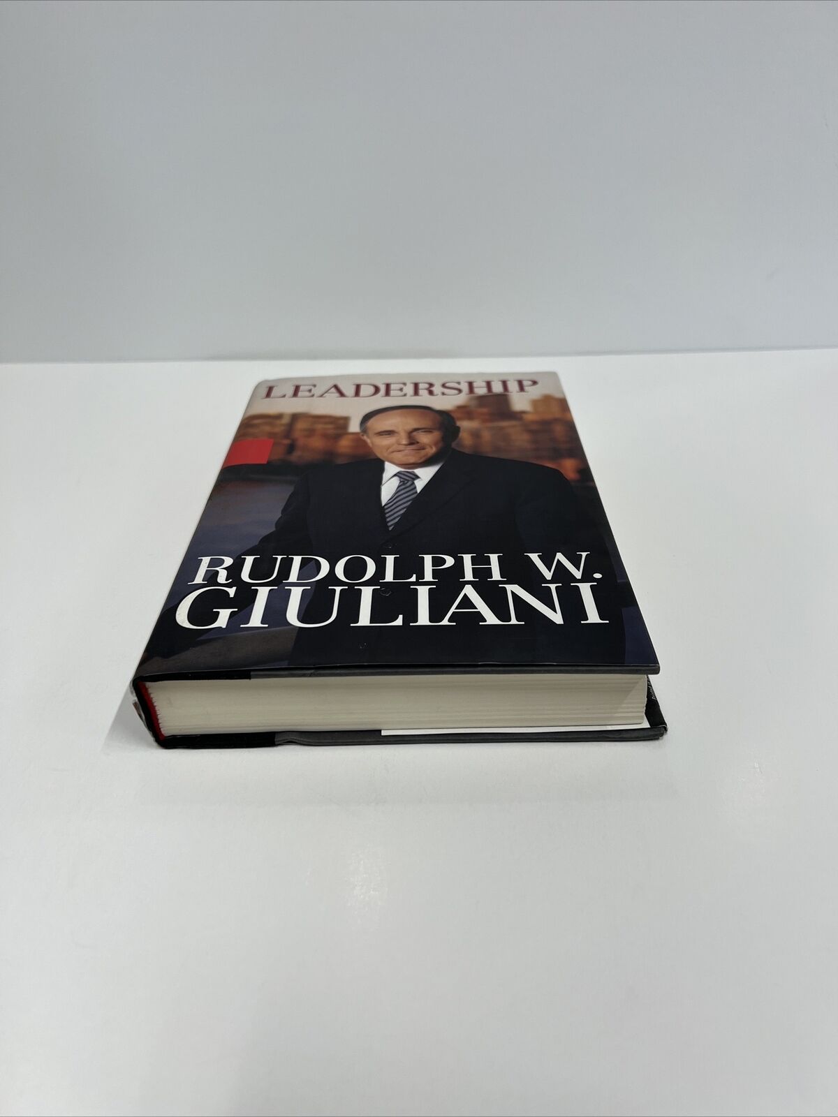 Rudolph W Giuliani NY Mayor Autographed Signed Leadership Book PSA #AN65660