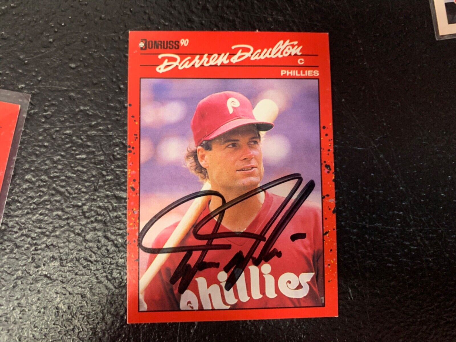 1990 Donruss Darren Daulton Autographed signed Baseball Card