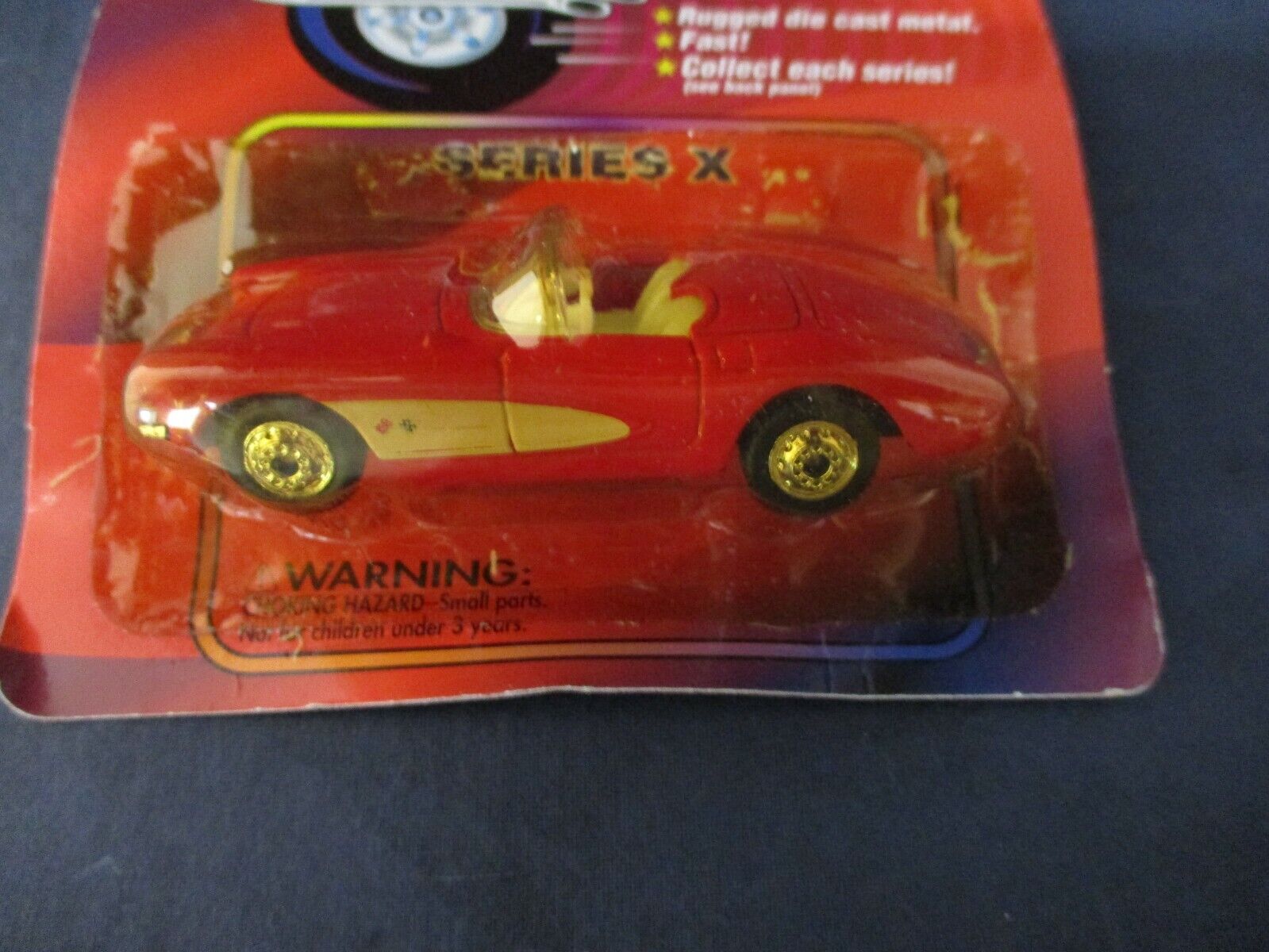 SPEED WHEELS DIECAST SERIES X CHEVY CORVETTE ROADSTER RED