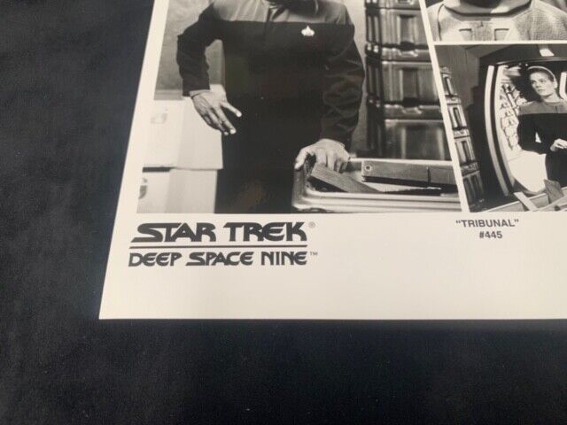 Star Trek Deep Space Nine 8x10 B&W Photo of Tribunal #445