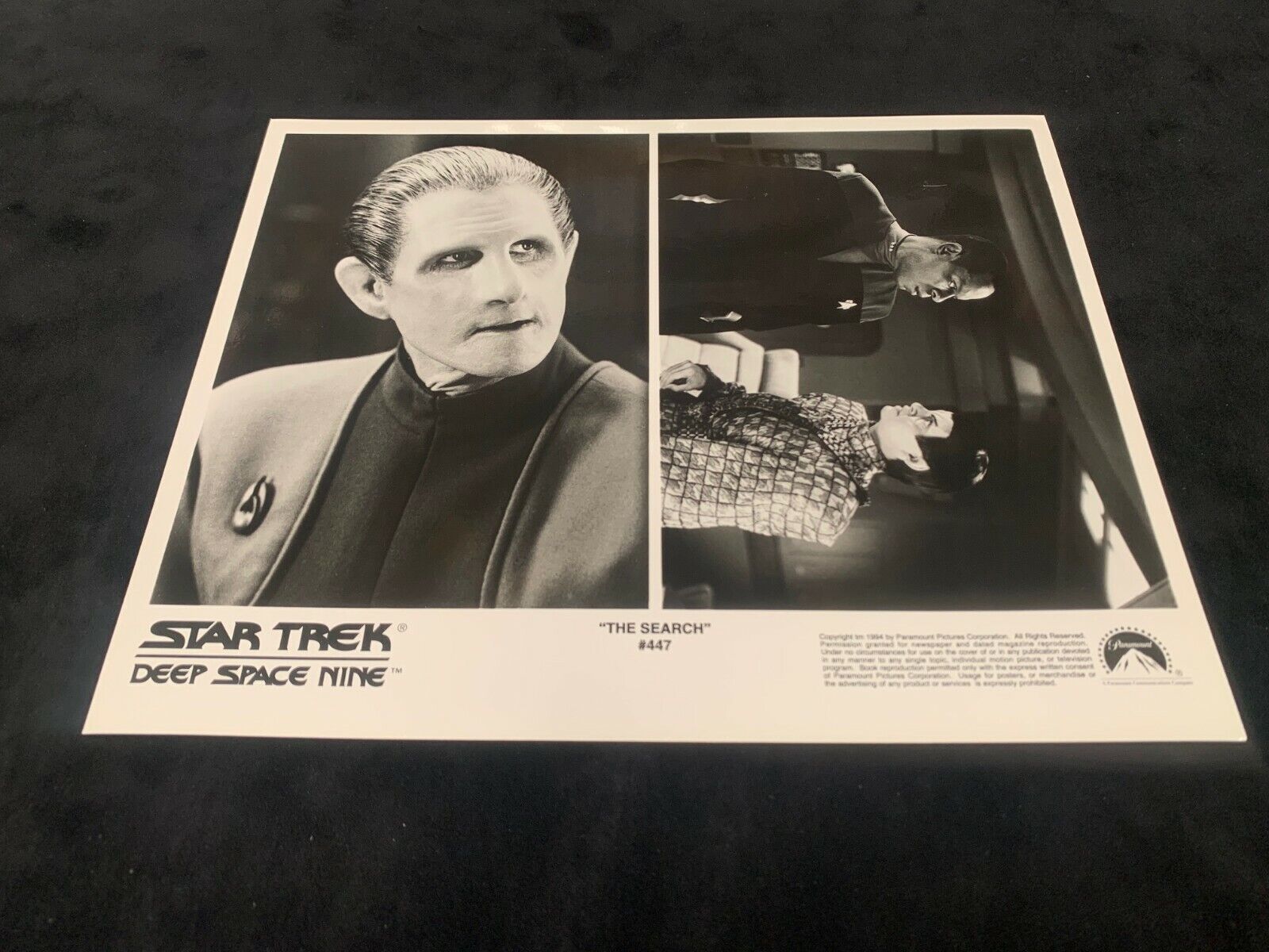 Star Trek Deep Space Nine 8x10 B&W Photo of The Search #447