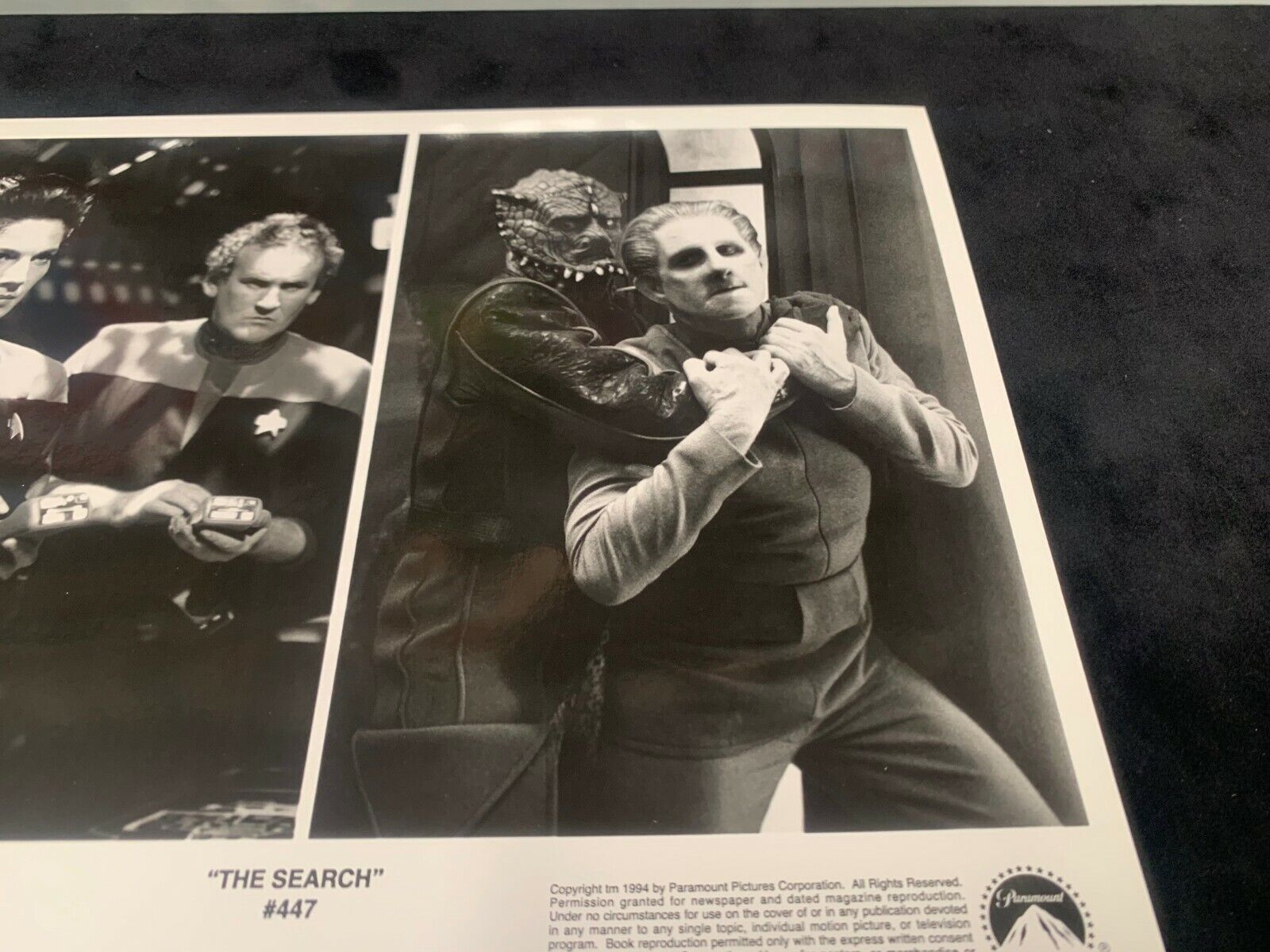 Star Trek Deep Space Nine 8x10 B&W Photo of The Search #447 Photo B