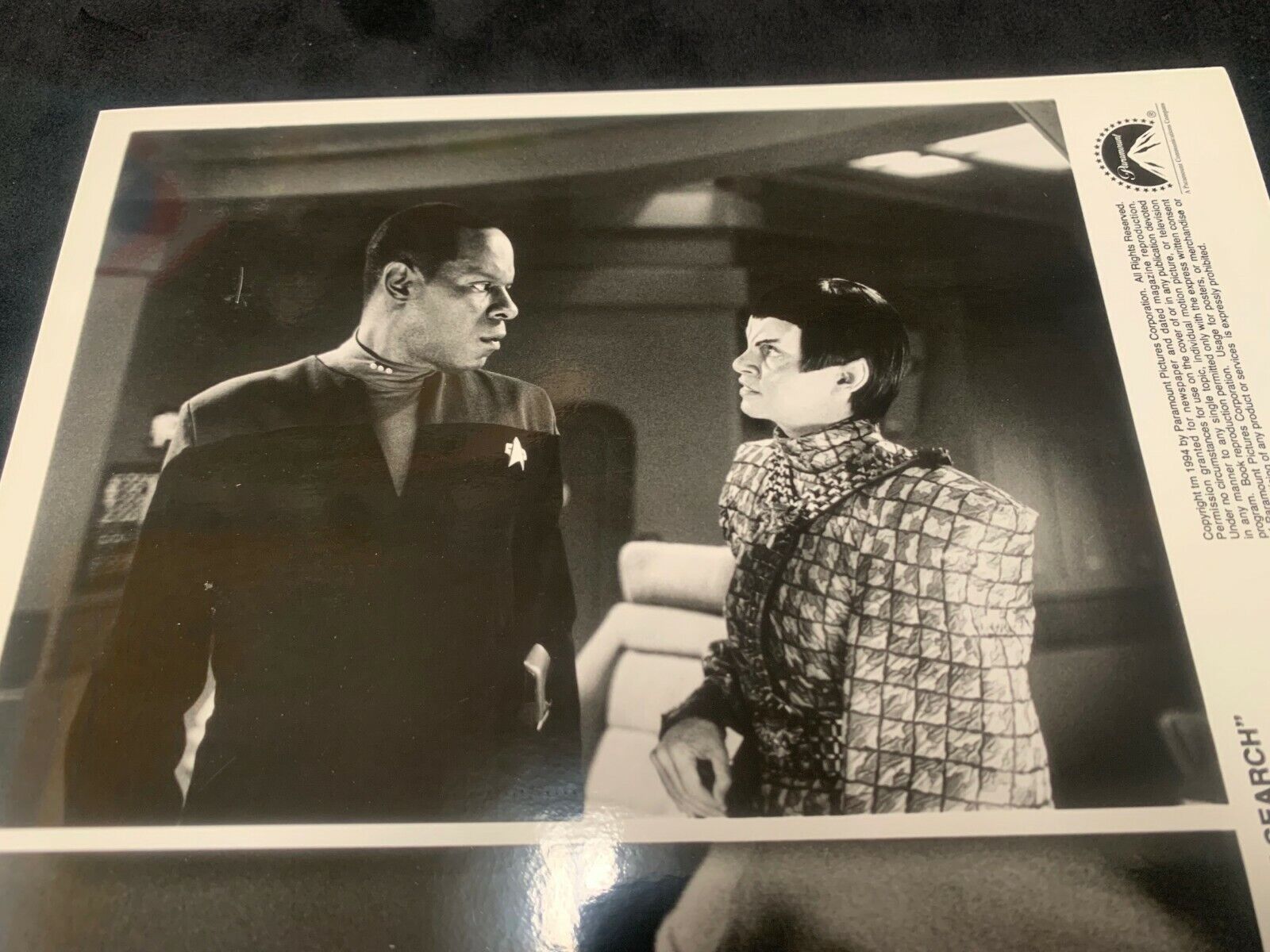 Star Trek Deep Space Nine 8x10 B&W Photo of The Search #447