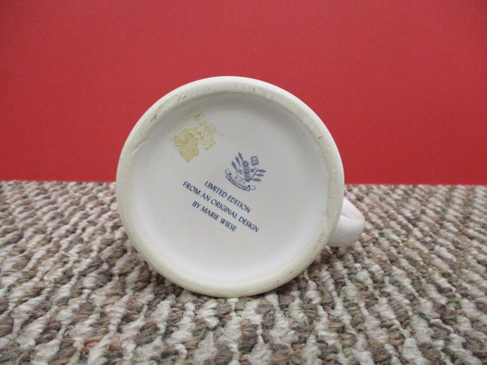 1980 Olympic Games Lake Placid Stein Mug Team USA Gold Medal Year 5.5 x 5.5 Inch