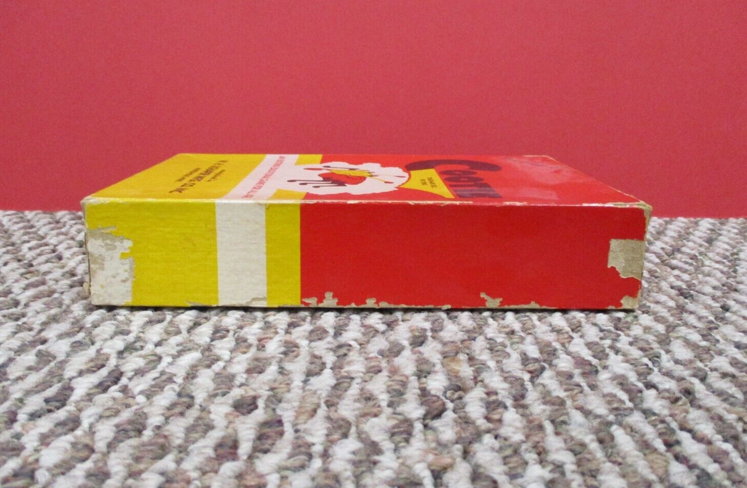 1949 Vintage Cootie Game Box  Is 6x9 Inches Missing 1 Leg Green Heads EX